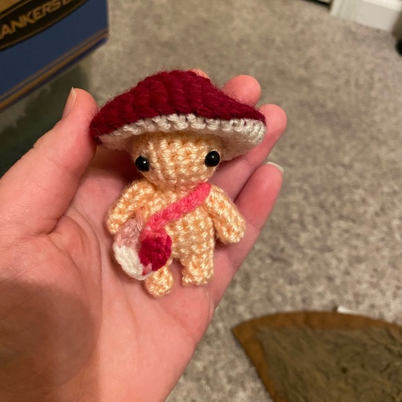 kawaii plush micro mushroom buddies amigurumi - Picture 6 of 7